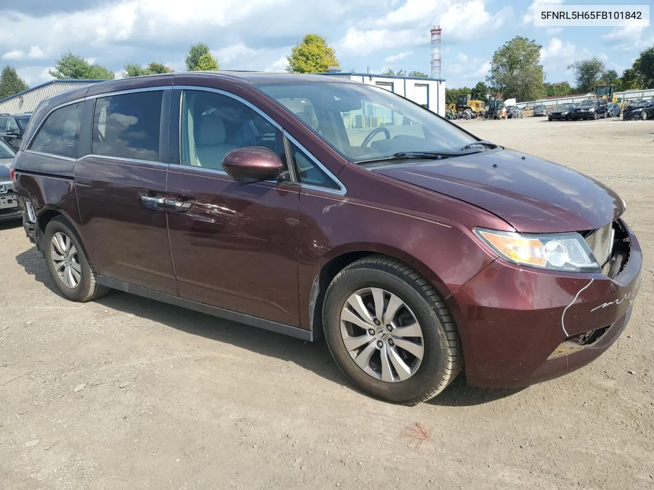 2015 Honda Odyssey Exl VIN: 5FNRL5H65FB101842 Lot: 71912234