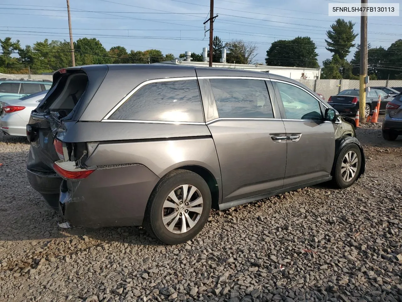 5FNRL5H47FB130113 2015 Honda Odyssey Ex