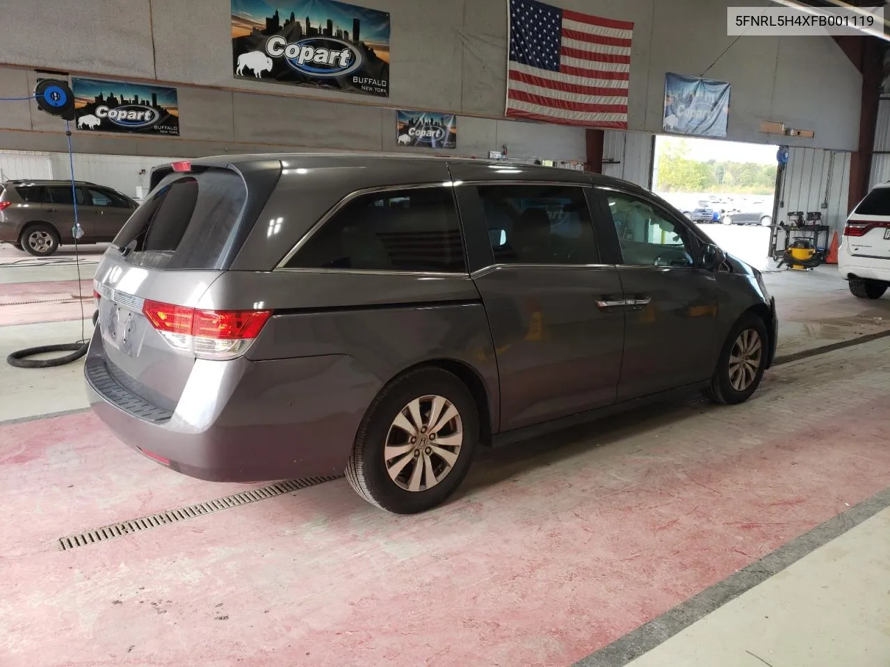 2015 Honda Odyssey Ex VIN: 5FNRL5H4XFB001119 Lot: 72176074