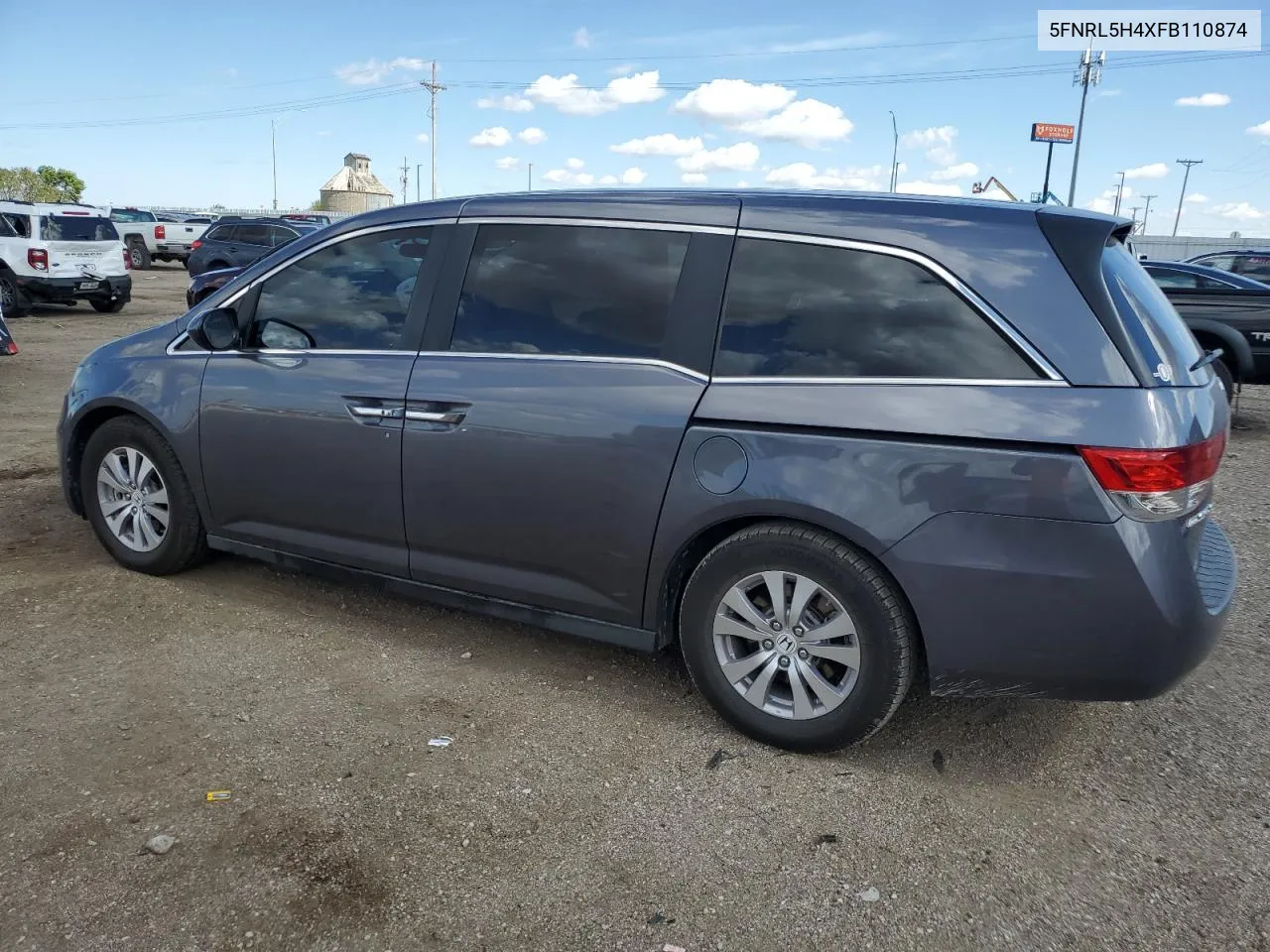 5FNRL5H4XFB110874 2015 Honda Odyssey Ex