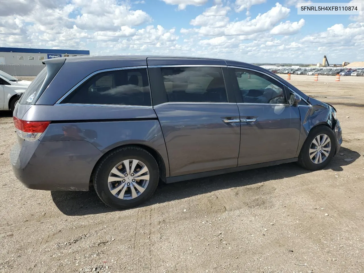 5FNRL5H4XFB110874 2015 Honda Odyssey Ex