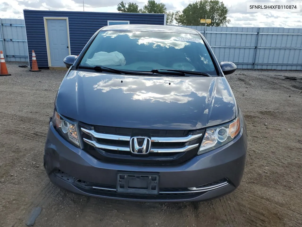 5FNRL5H4XFB110874 2015 Honda Odyssey Ex