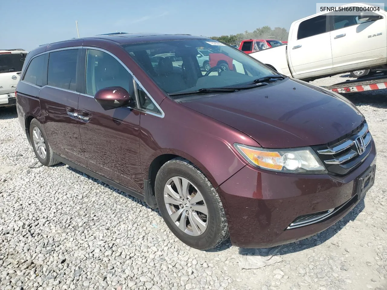 2015 Honda Odyssey Exl VIN: 5FNRL5H66FB004004 Lot: 72525994