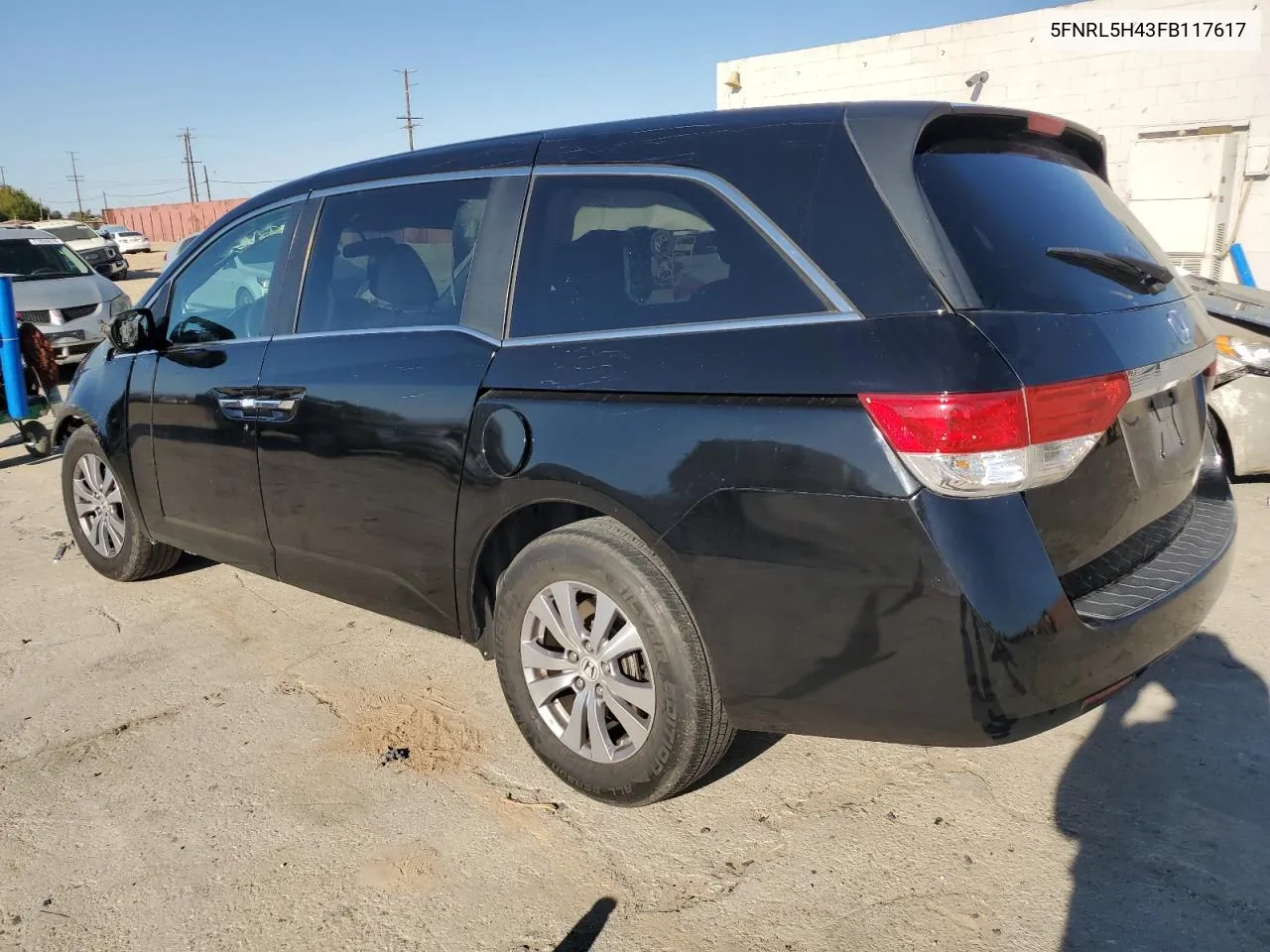 5FNRL5H43FB117617 2015 Honda Odyssey Ex