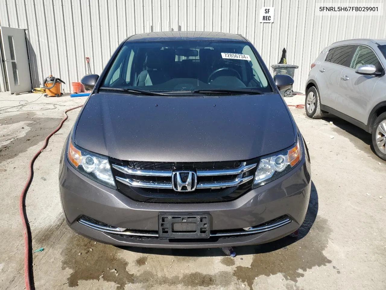 2015 Honda Odyssey Exl VIN: 5FNRL5H67FB029901 Lot: 72856734