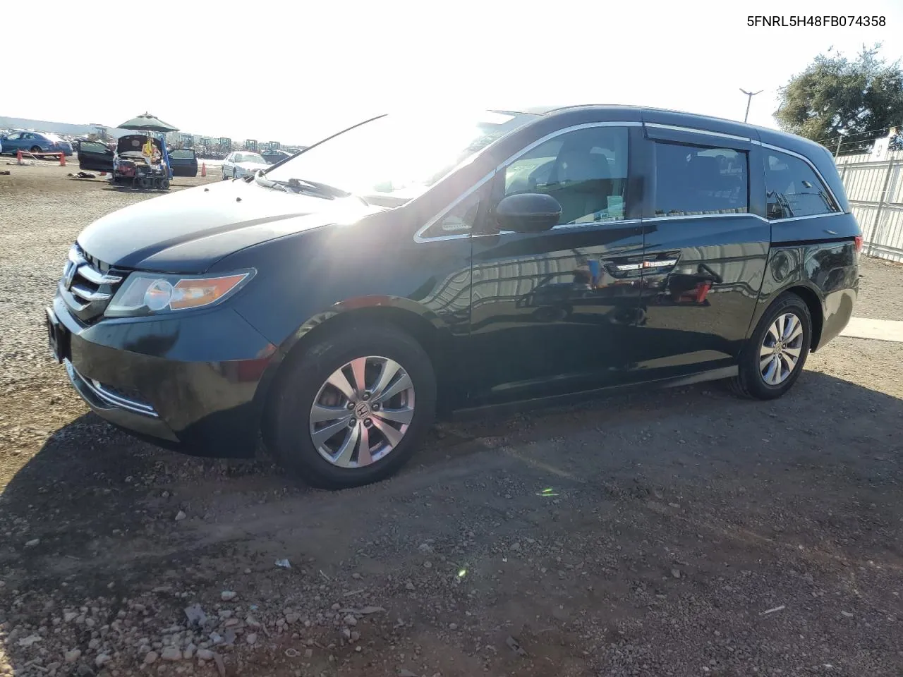 2015 Honda Odyssey Ex VIN: 5FNRL5H48FB074358 Lot: 72926434