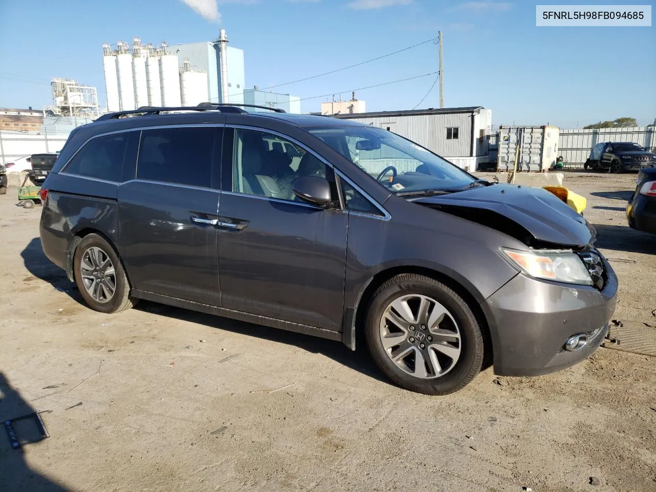 5FNRL5H98FB094685 2015 Honda Odyssey Touring