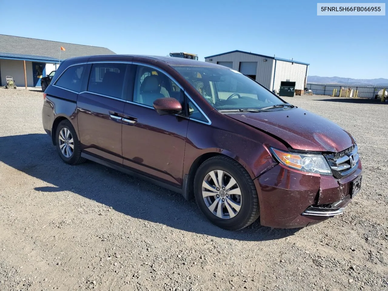 2015 Honda Odyssey Exl VIN: 5FNRL5H66FB066955 Lot: 73161274