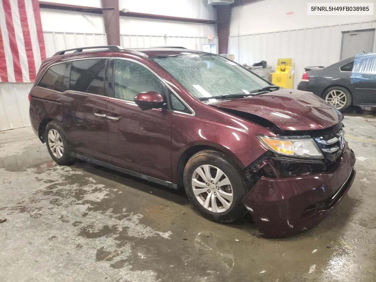 2015 Honda Odyssey Ex VIN: 5FNRL5H49FB038985 Lot: 73415124