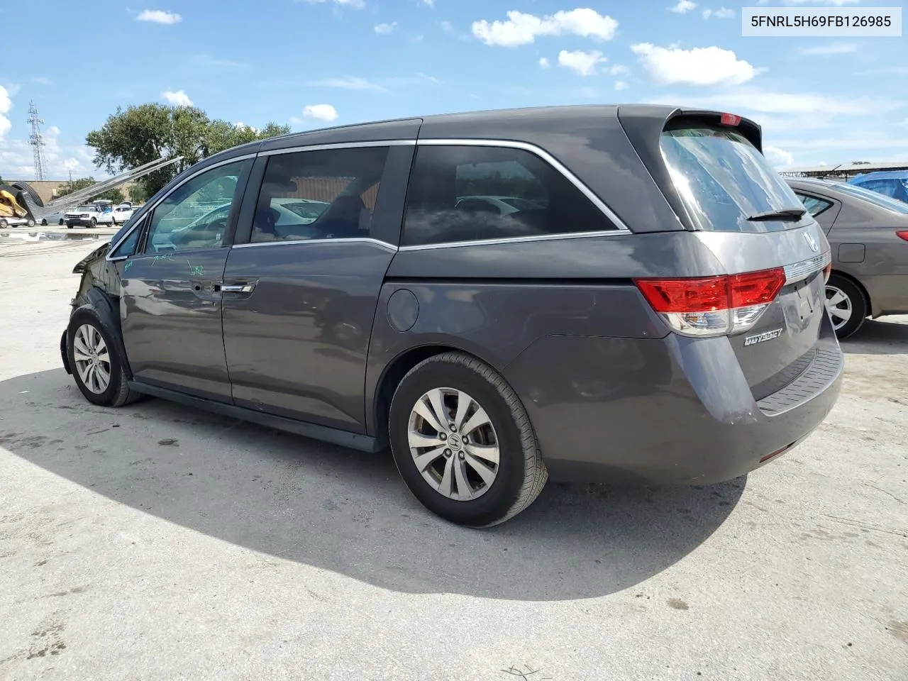 5FNRL5H69FB126985 2015 Honda Odyssey Exl