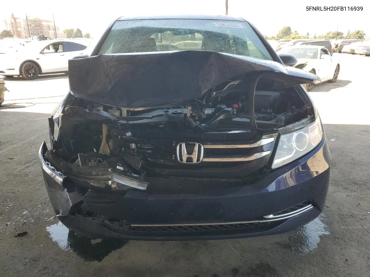 5FNRL5H20FB116939 2015 Honda Odyssey Lx