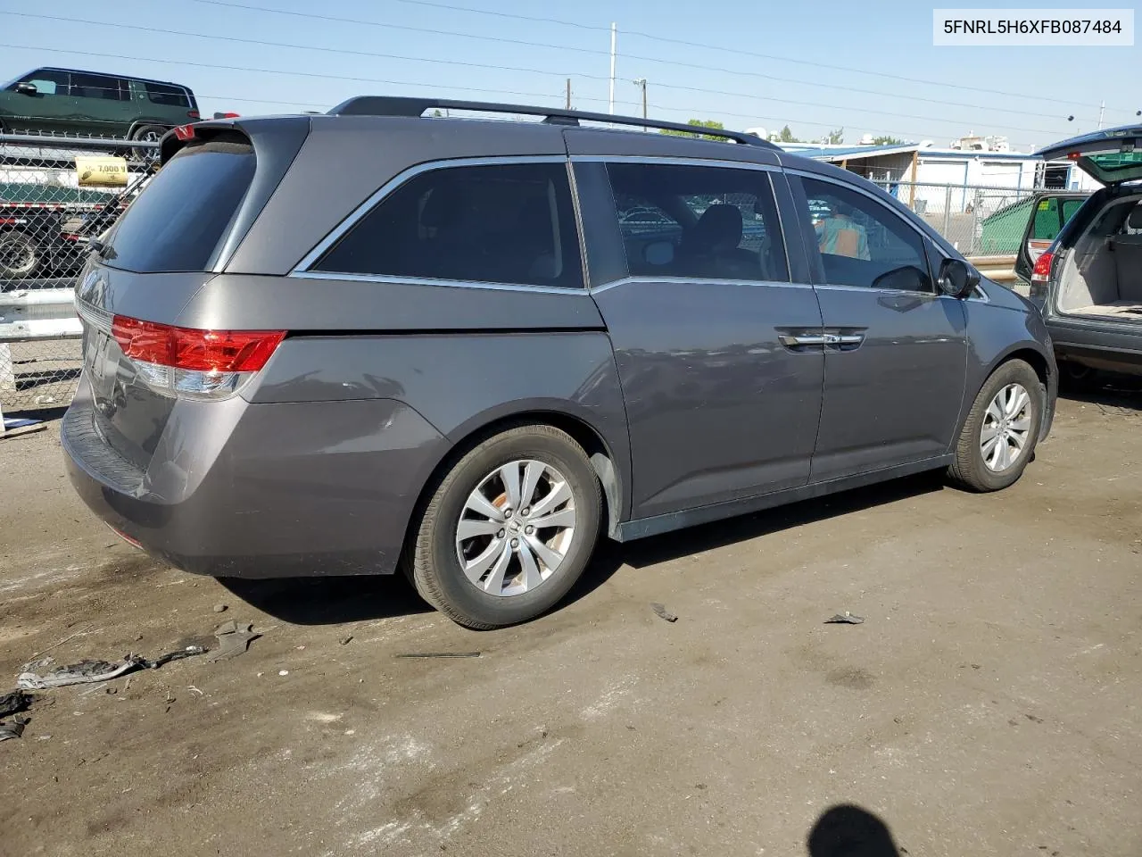 5FNRL5H6XFB087484 2015 Honda Odyssey Exl