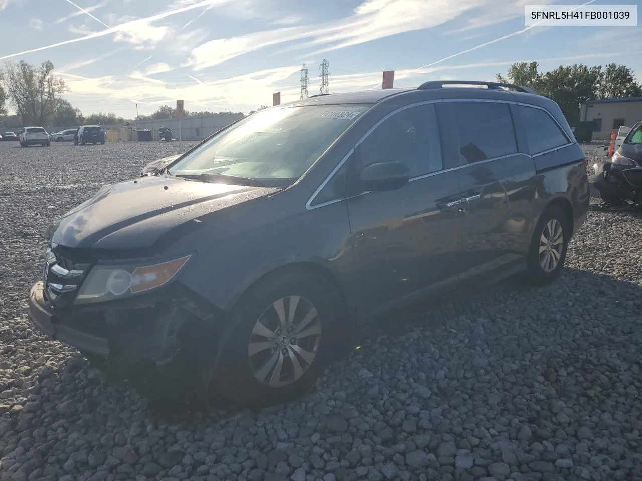 2015 Honda Odyssey Ex VIN: 5FNRL5H41FB001039 Lot: 74104384