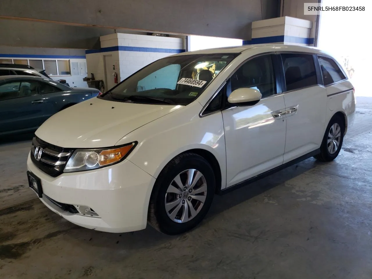 2015 Honda Odyssey Exl VIN: 5FNRL5H68FB023458 Lot: 74468594