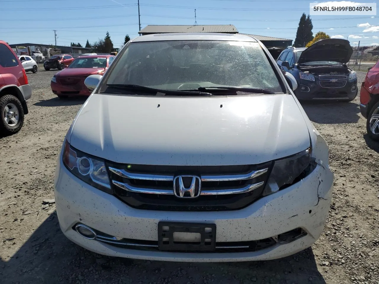 2015 Honda Odyssey Touring VIN: 5FNRL5H99FB048704 Lot: 74593654