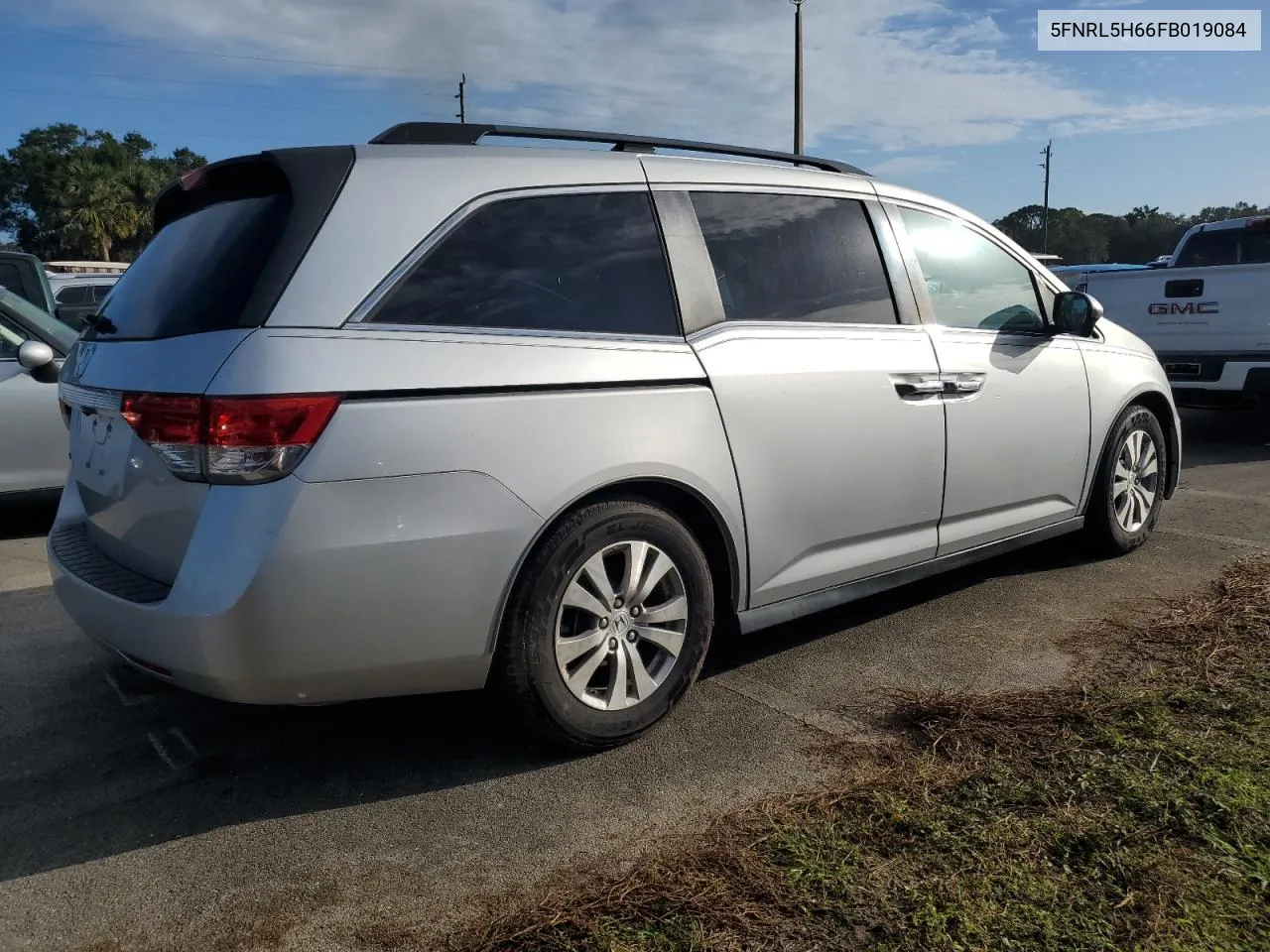 2015 Honda Odyssey Exl VIN: 5FNRL5H66FB019084 Lot: 74619074