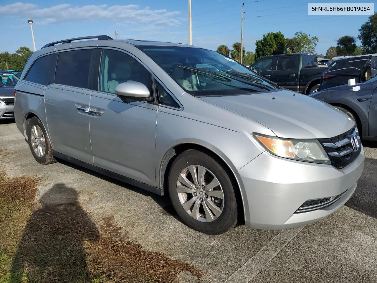 2015 Honda Odyssey Exl VIN: 5FNRL5H66FB019084 Lot: 74619074