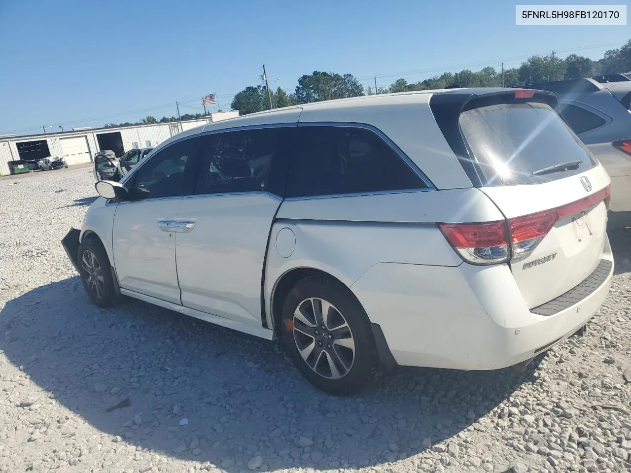 2015 Honda Odyssey Touring VIN: 5FNRL5H98FB120170 Lot: 75276364