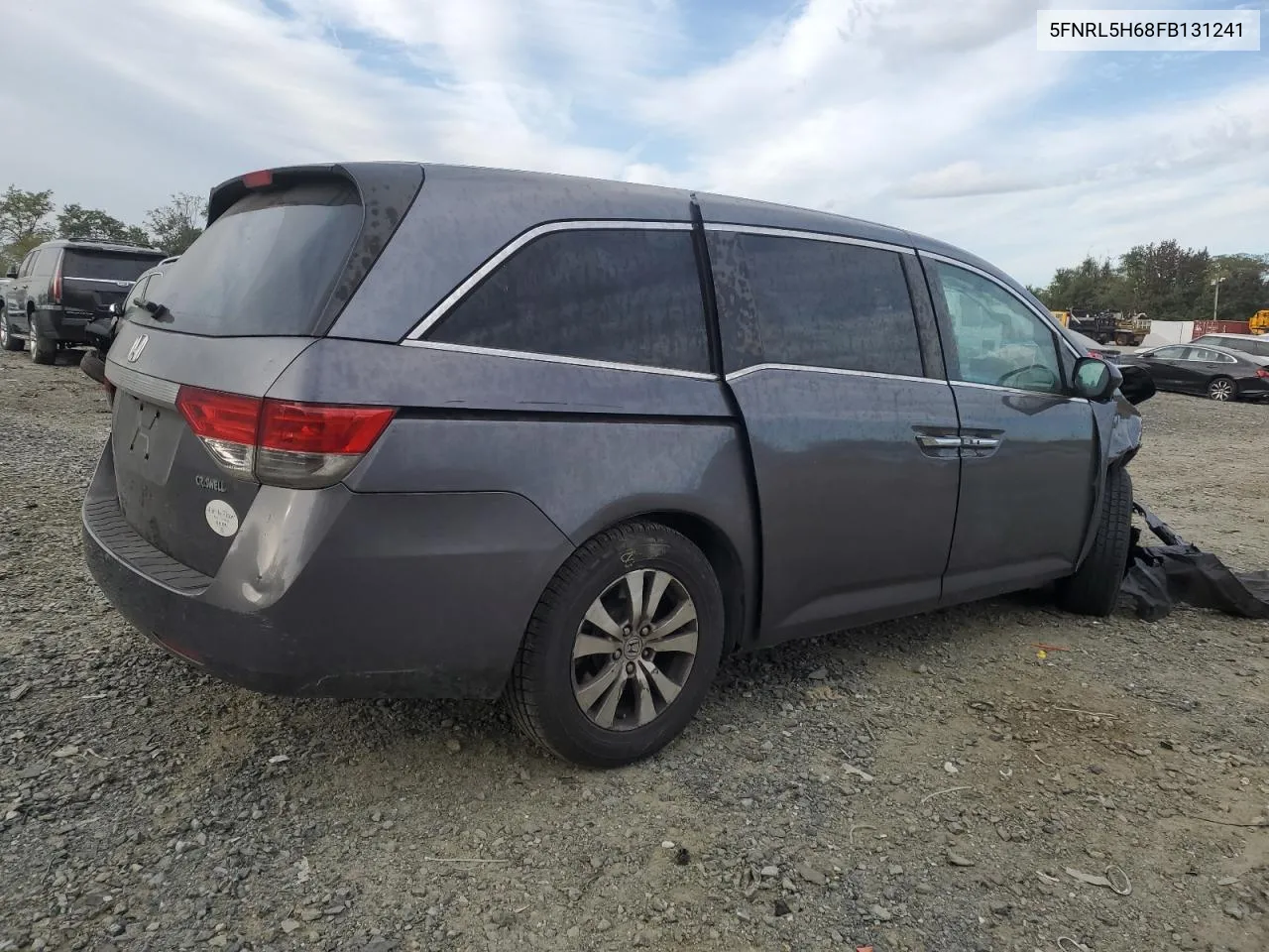 5FNRL5H68FB131241 2015 Honda Odyssey Exl