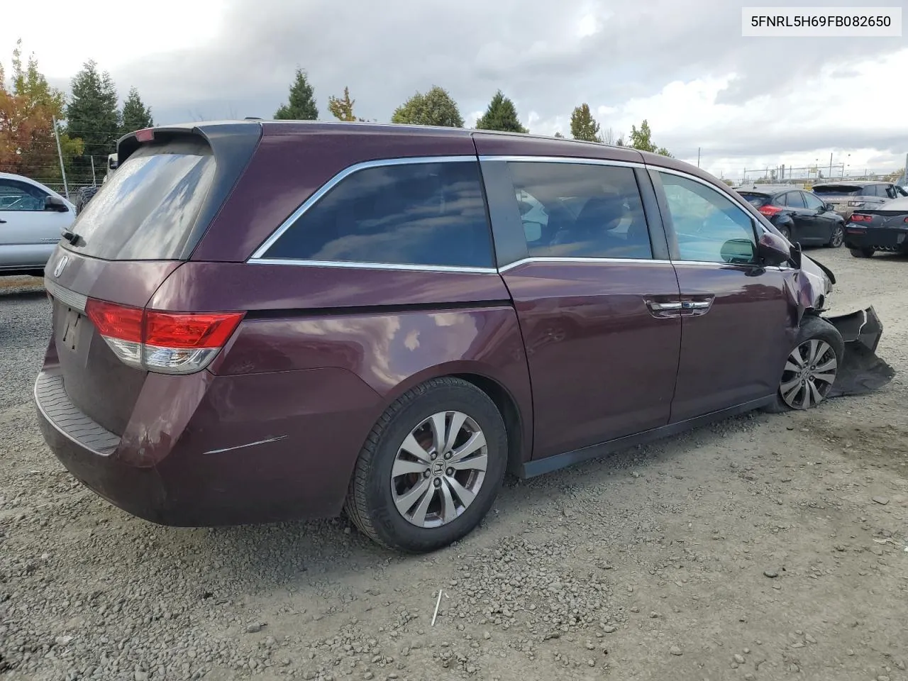 2015 Honda Odyssey Exl VIN: 5FNRL5H69FB082650 Lot: 76134474