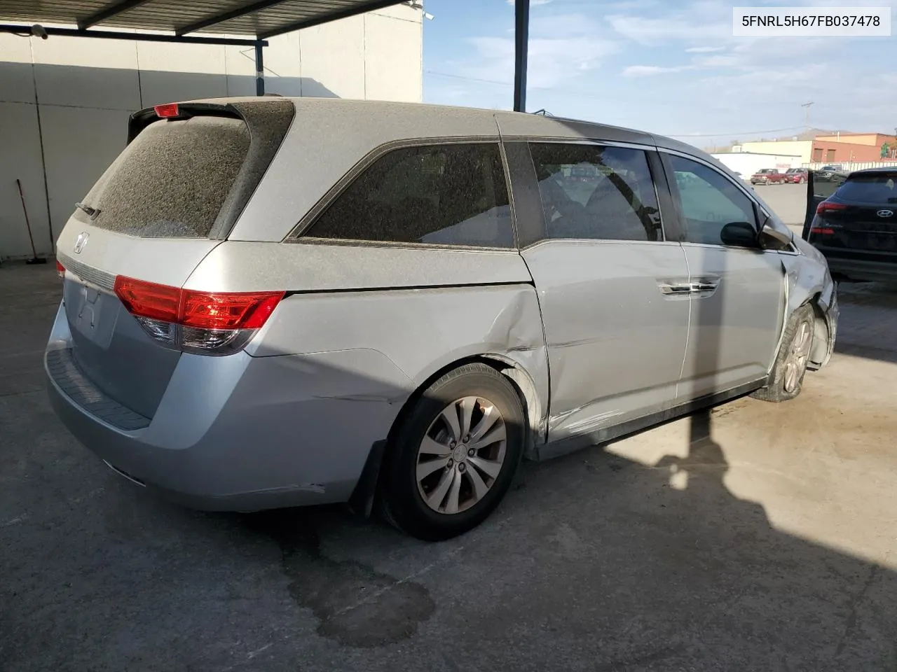 5FNRL5H67FB037478 2015 Honda Odyssey Exl