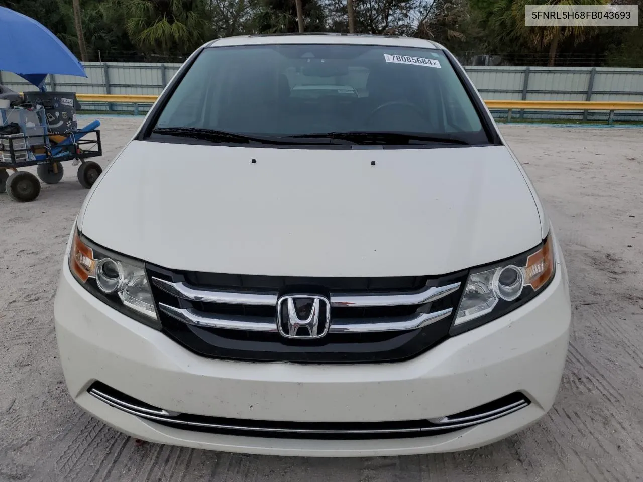 2015 Honda Odyssey Exl VIN: 5FNRL5H68FB043693 Lot: 78085684