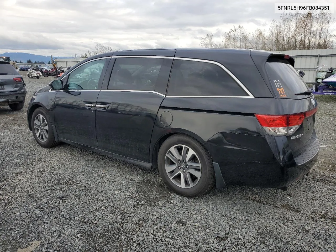 2015 Honda Odyssey Touring VIN: 5FNRL5H96FB084351 Lot: 78935894