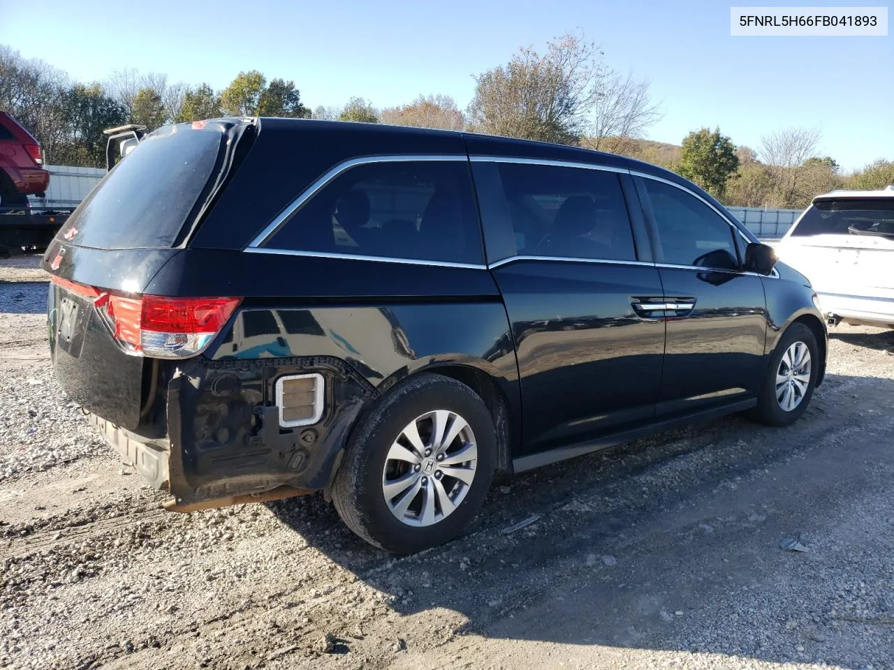 2015 Honda Odyssey Exl VIN: 5FNRL5H66FB041893 Lot: 79181254