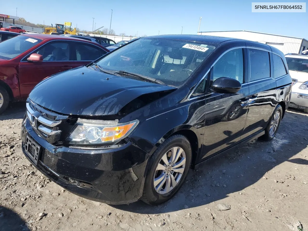 2015 Honda Odyssey Exl VIN: 5FNRL5H67FB064552 Lot: 79410464