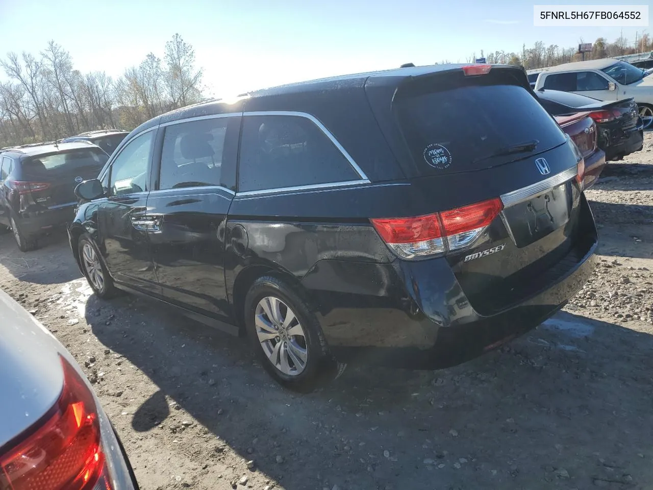 2015 Honda Odyssey Exl VIN: 5FNRL5H67FB064552 Lot: 79410464