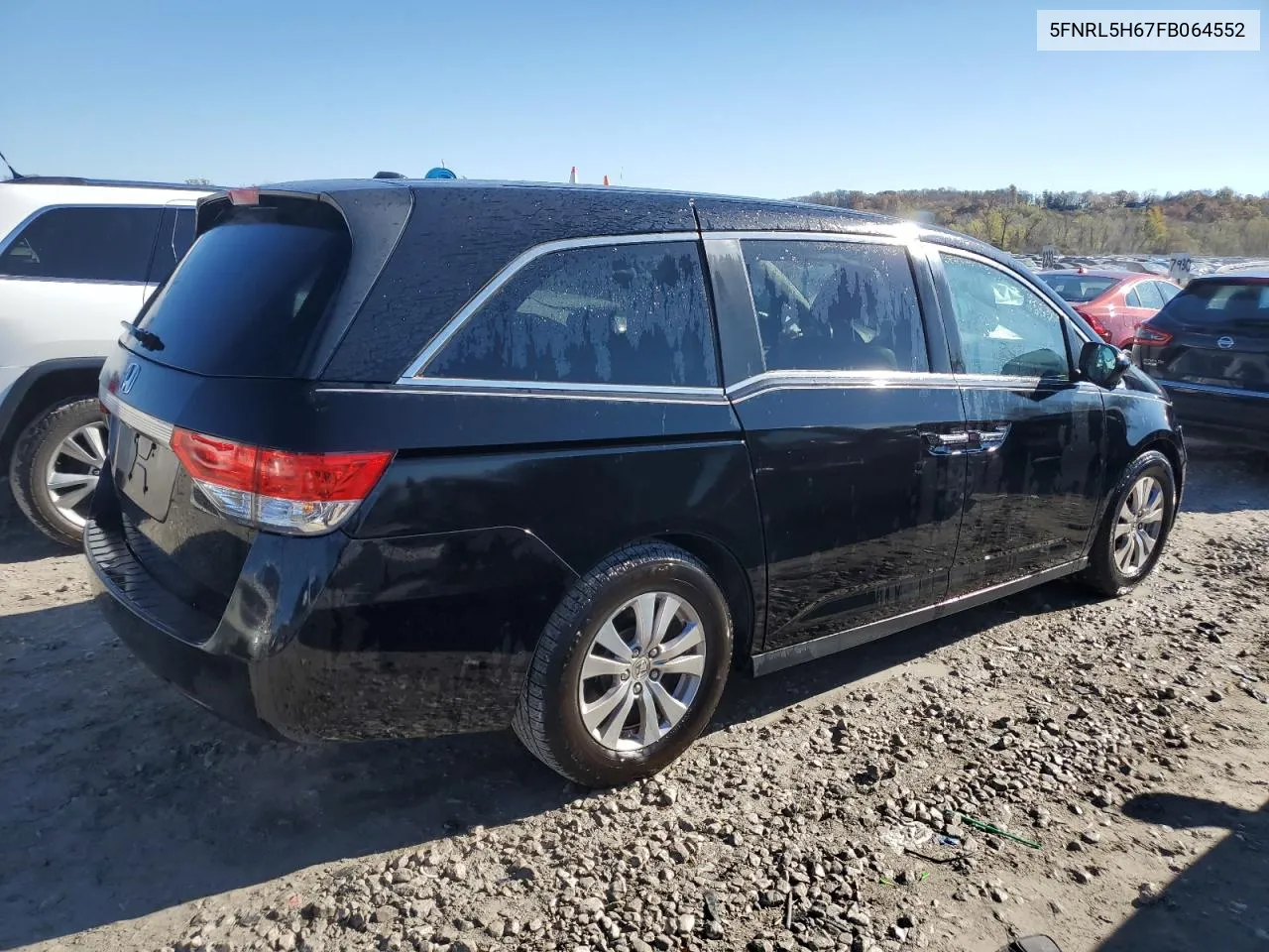 2015 Honda Odyssey Exl VIN: 5FNRL5H67FB064552 Lot: 79410464