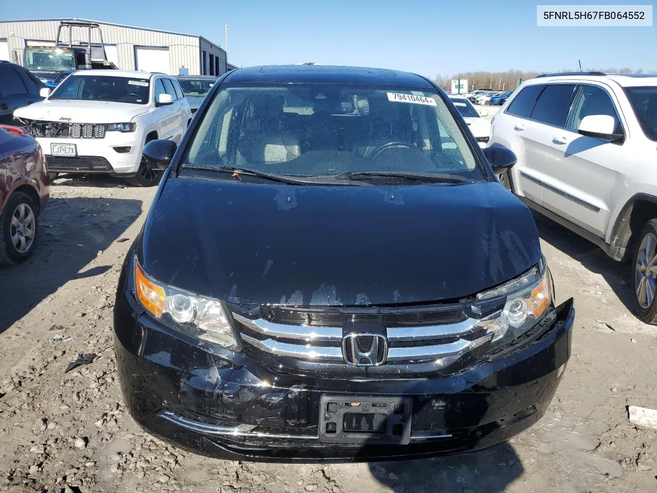 2015 Honda Odyssey Exl VIN: 5FNRL5H67FB064552 Lot: 79410464