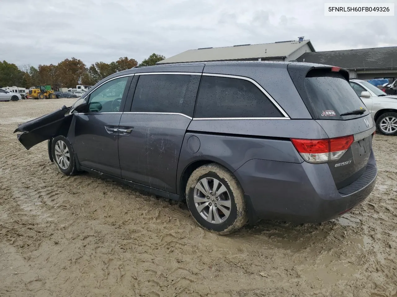 2015 Honda Odyssey Exl VIN: 5FNRL5H60FB049326 Lot: 79681134