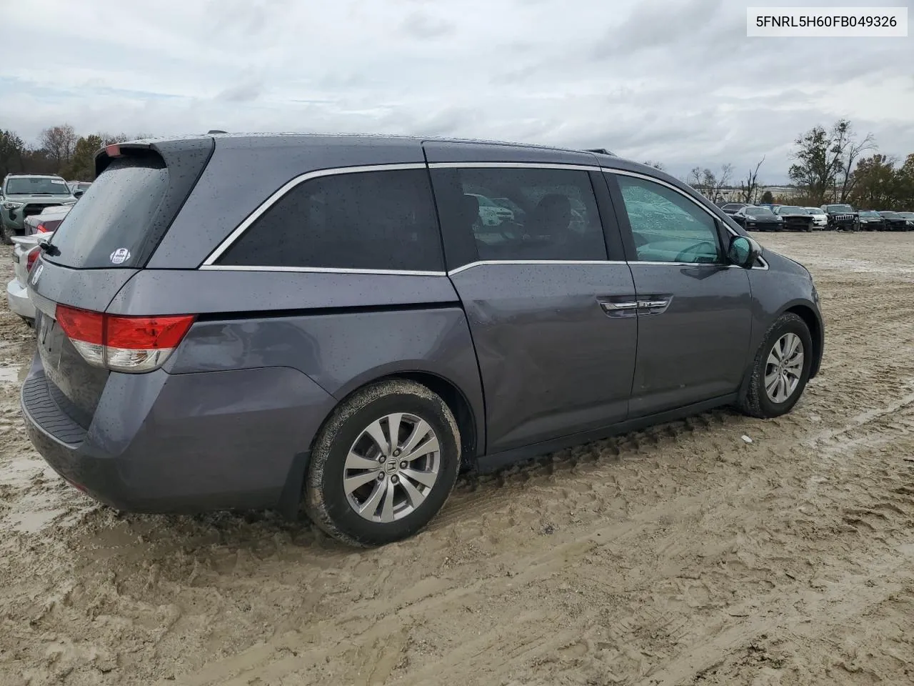 2015 Honda Odyssey Exl VIN: 5FNRL5H60FB049326 Lot: 79681134