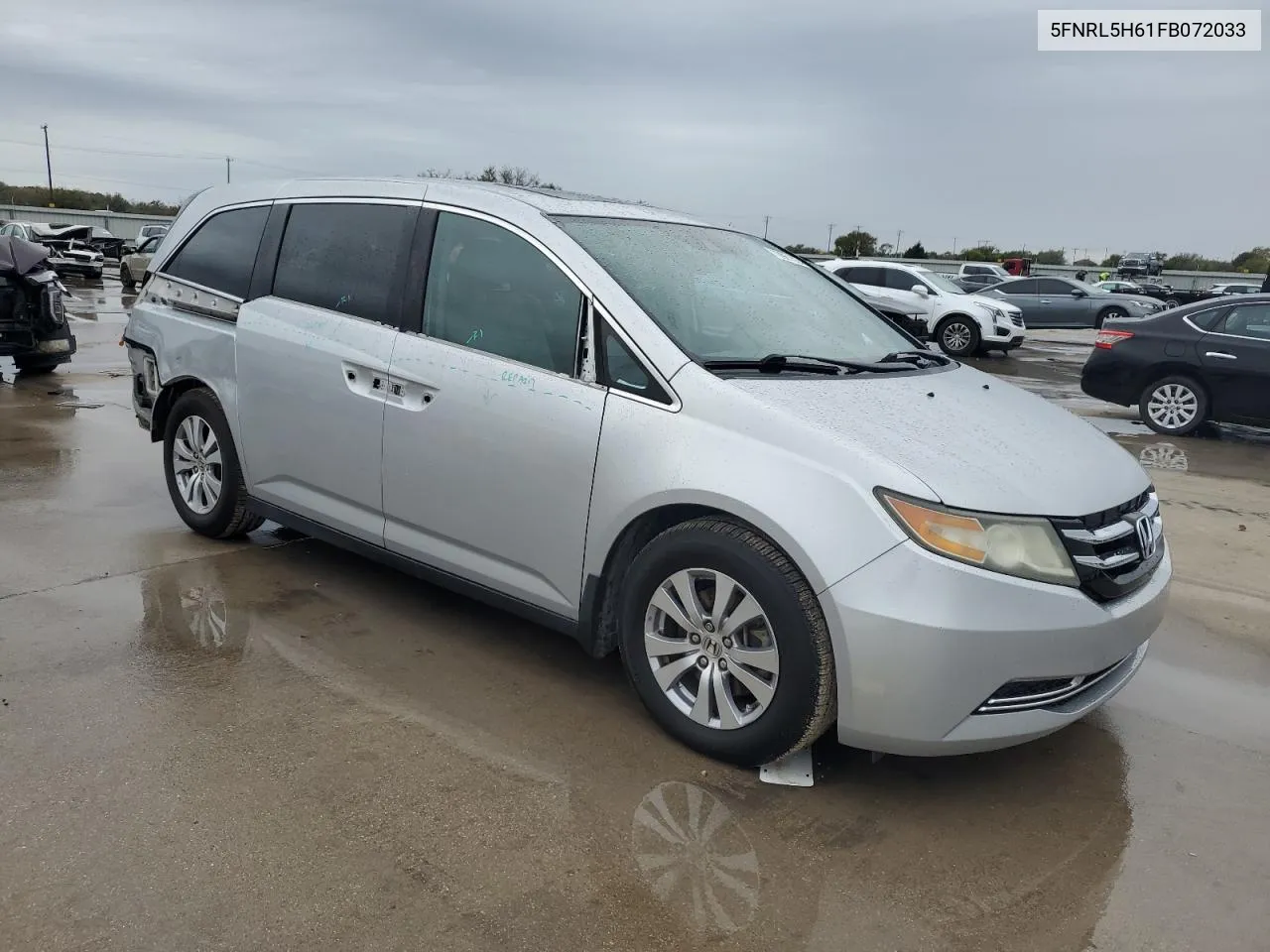 2015 Honda Odyssey Exl VIN: 5FNRL5H61FB072033 Lot: 79961934