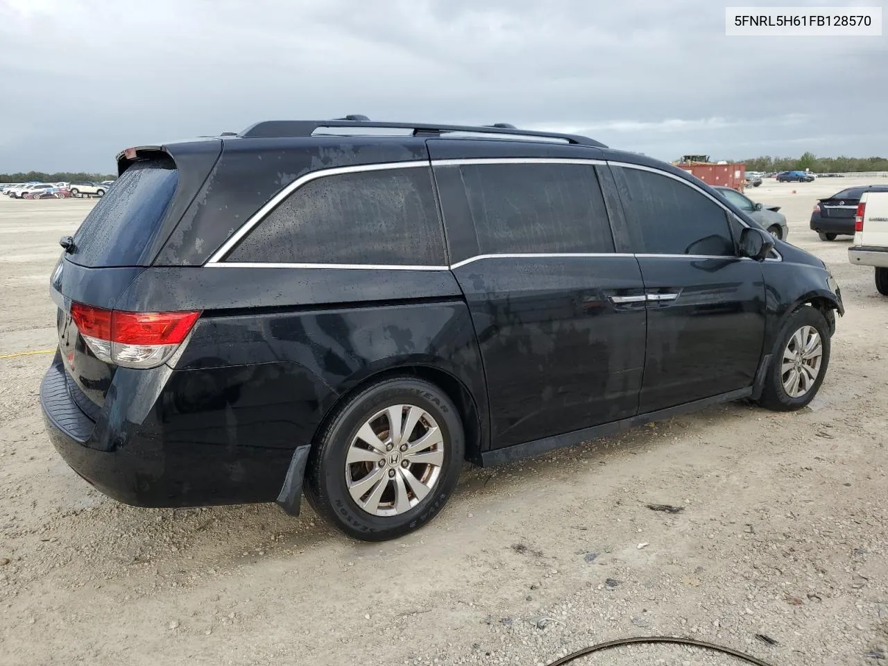 2015 Honda Odyssey Exl VIN: 5FNRL5H61FB128570 Lot: 80153034