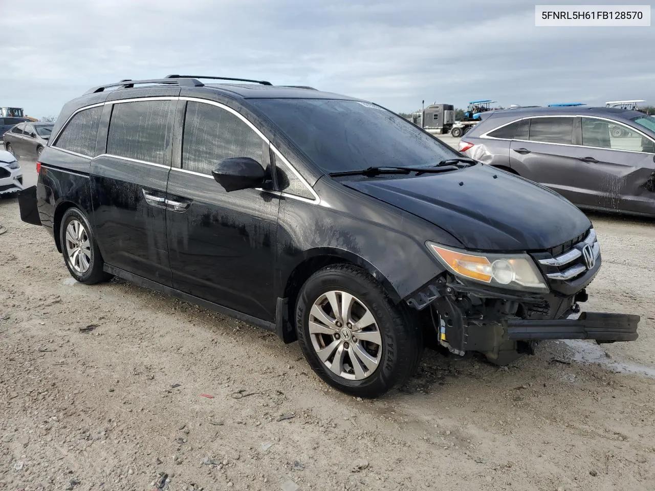 2015 Honda Odyssey Exl VIN: 5FNRL5H61FB128570 Lot: 80153034