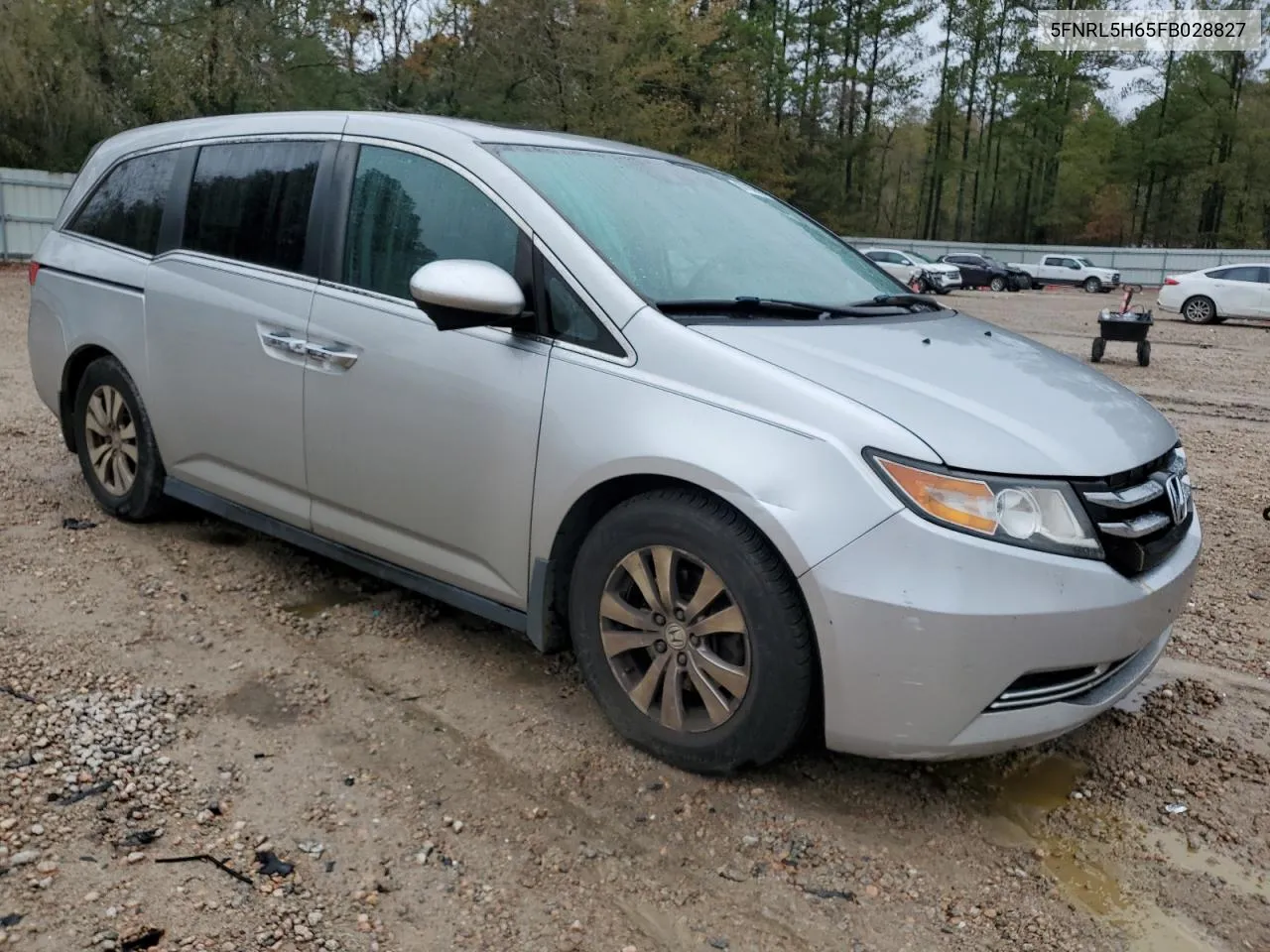 2015 Honda Odyssey Exl VIN: 5FNRL5H65FB028827 Lot: 81150334