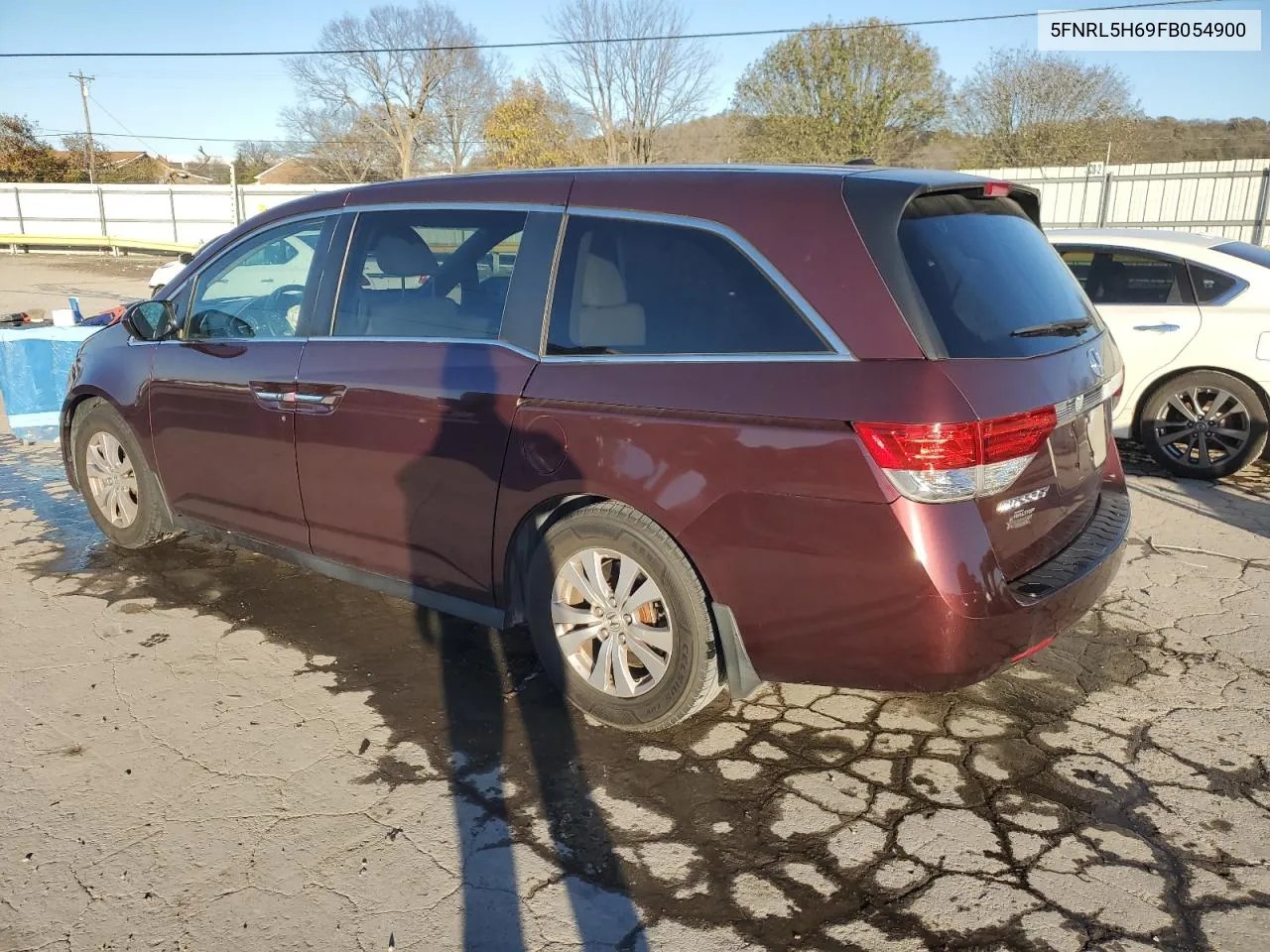 2015 Honda Odyssey Exl VIN: 5FNRL5H69FB054900 Lot: 81376134