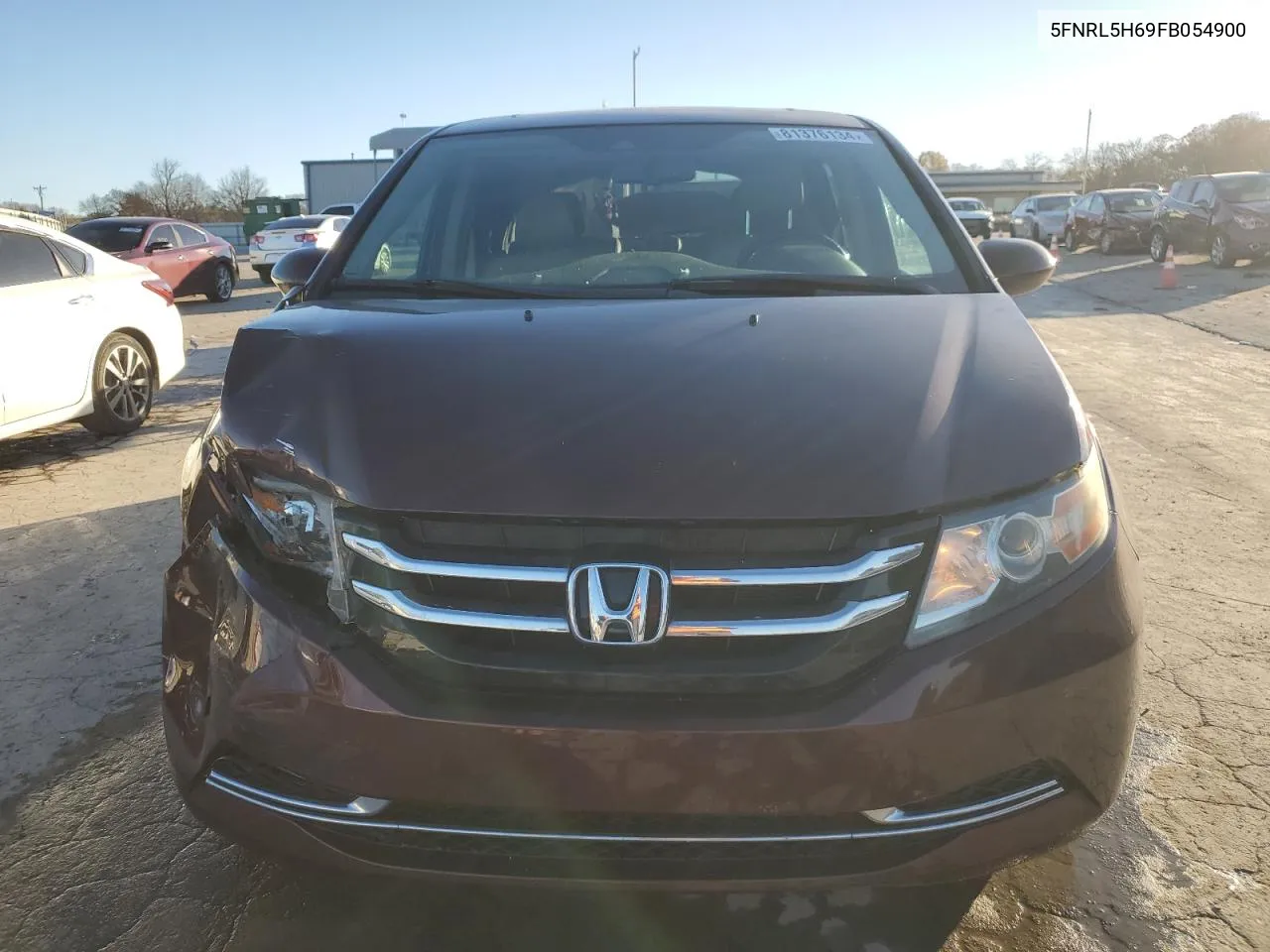 2015 Honda Odyssey Exl VIN: 5FNRL5H69FB054900 Lot: 81376134