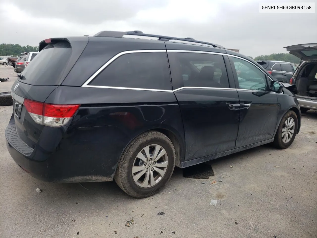 2016 Honda Odyssey Exl VIN: 5FNRL5H63GB093158 Lot: 55149404