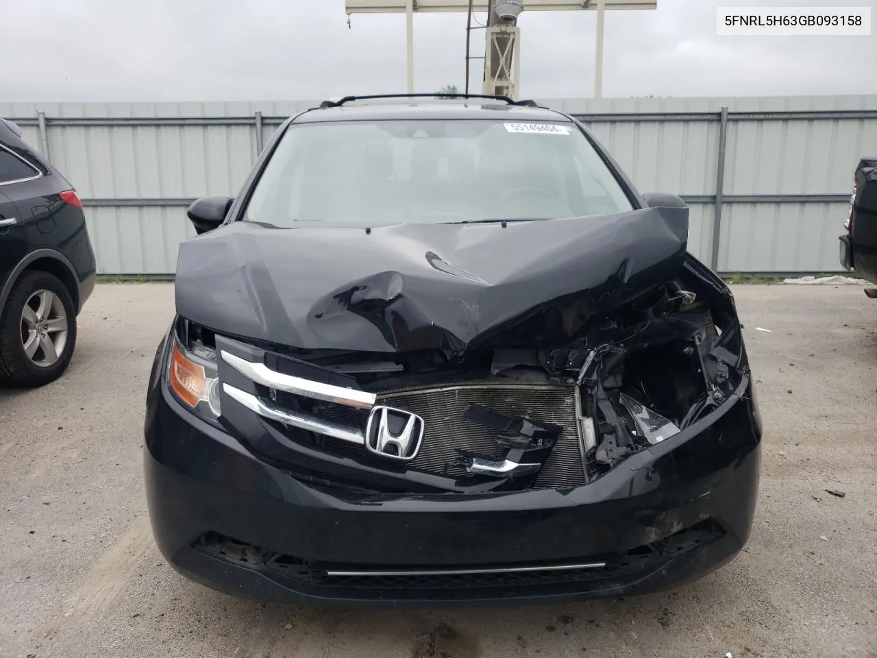 5FNRL5H63GB093158 2016 Honda Odyssey Exl