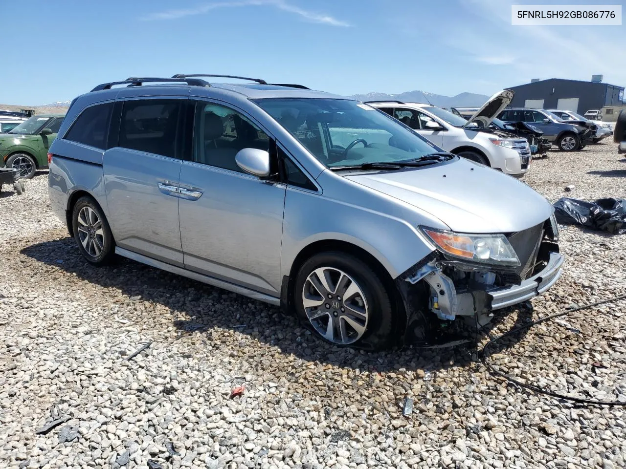 5FNRL5H92GB086776 2016 Honda Odyssey Touring