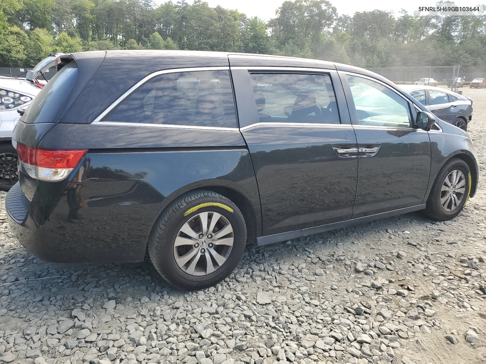 2016 Honda Odyssey Exl VIN: 5FNRL5H69GB103644 Lot: 59207254