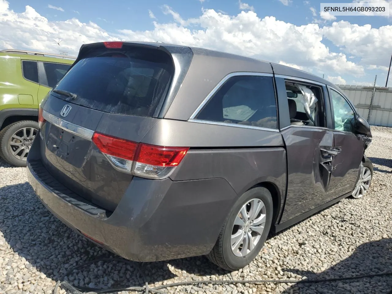 5FNRL5H64GB093203 2016 Honda Odyssey Exl