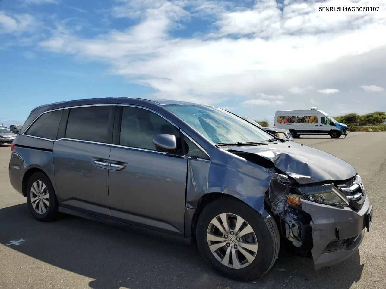 2016 Honda Odyssey Ex VIN: 5FNRL5H46GB068107 Lot: 61760954