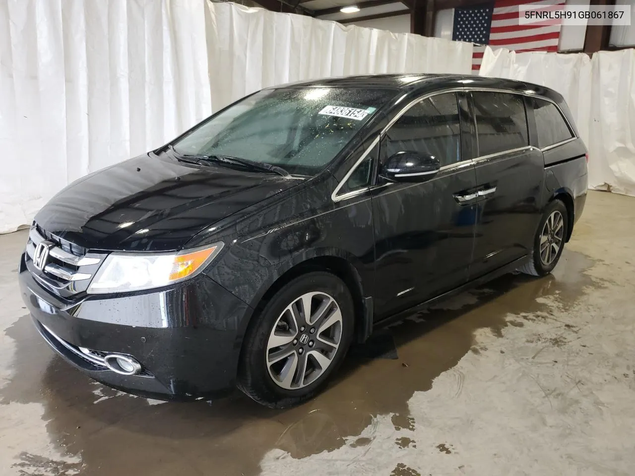 2016 Honda Odyssey Touring VIN: 5FNRL5H91GB061867 Lot: 64836154