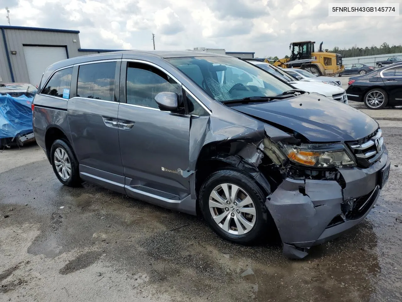 5FNRL5H43GB145774 2016 Honda Odyssey Ex