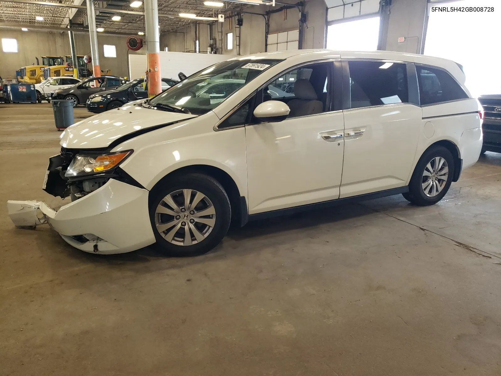 5FNRL5H42GB008728 2016 Honda Odyssey Ex