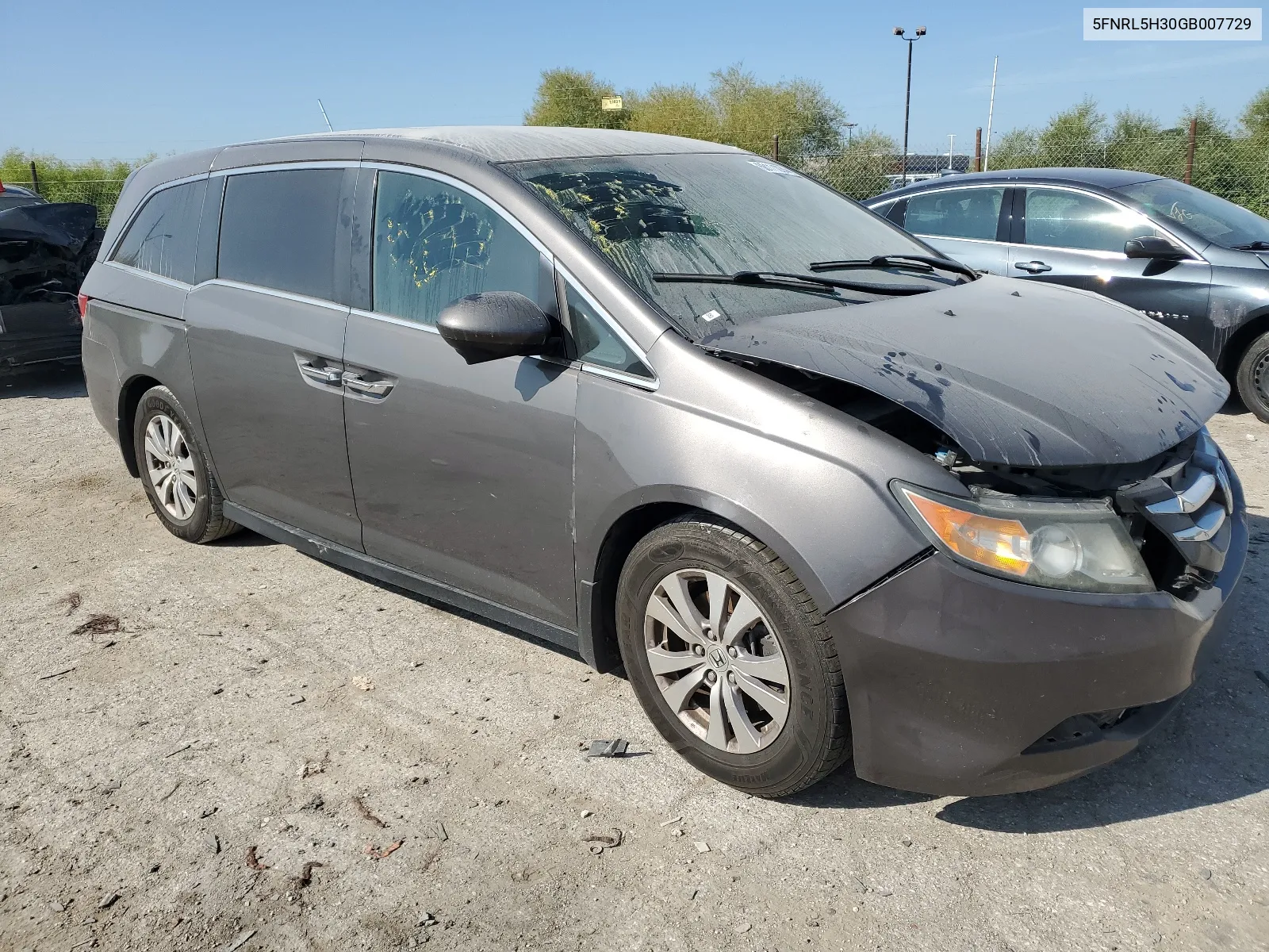 2016 Honda Odyssey Se VIN: 5FNRL5H30GB007729 Lot: 68110224